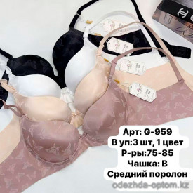 b6-G-959 Lavolle Бюстгальтер на среднем поролоне, 1 пачка (3 шт)