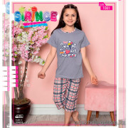 e1-1001-1 SIRINCE Пижама детская на девочку, 3-12 лет, cotton, 1 пачка (5 шт)