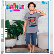 e1-2000 SIRINCE Пижама детская на мальчика, 3-12 лет, cotton, 1 пачка (5 шт)
