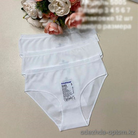 d7-5005-2 Baykar Трусики детские однотонные, 1 пачка (12 шт)