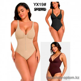 b4-YX19 Боди женское без чашки, L-2XL, 1 пачка (6 шт)