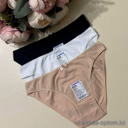 d7-8808-2 Baykar Трусики женские однотонные, 1 пачка (12 шт)