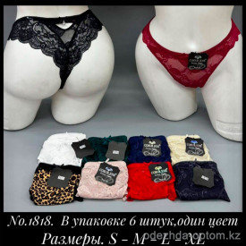 b5-1818-0 Coeur Joie Трусики женские кружевные стринги, S-XL, 1 пачка (6 шт)