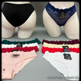 b5-1886 Coeur Joie Трусики женские кружевные, M-XL, 1 пачка (6 шт)