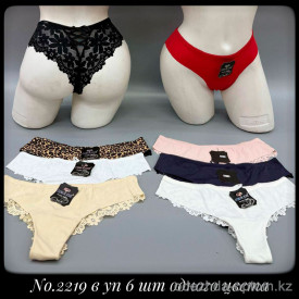 b5-2219 Coeur Joie Трусики женские с кружевом, S-XL, 1 пачка (6 шт)
