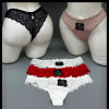 b5-2286 Coeur Joie Трусики женские стринги с кружевом, S-XL, 1 пачка (6 шт)