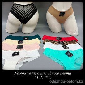 b5-9987 COEUR JOIE Трусики женские высокие, M-XL, 1 пачка (6 шт)
