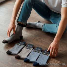 n5-0239 Носки мужские махровые, 41-44, 1 пачка (10 пар)