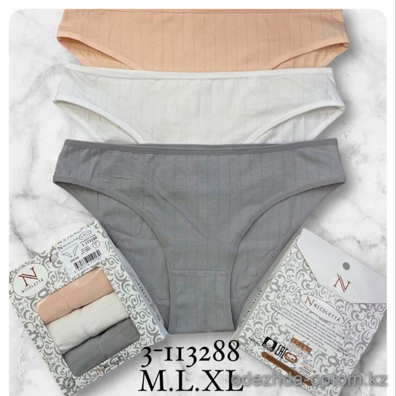b4-113288 Nicoletta Комплект женских трусиков: тройка, 1 пачка (3 шт) b4-113288 Nicoletta Комплект женских трусиков: тройка, 1 пачка (3 шт)