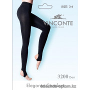 k4-6002 Vinconte Женские термо-лосины, 3-4, 3200 ден, 1 пачка (6 шт)