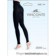 k4-6004 Vinconte Женские термо-лосины с мехом, 3-4, 4800 ден, 1 пачка (6 шт)