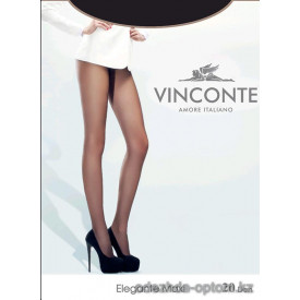 k4-8013 Vinconte Женские капроновые колготки для полных женщин, XL (48-54), 20 ден, 1 пачка (6 шт)