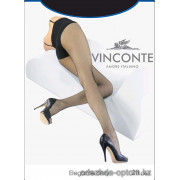 k4-8018 Vinconte Колготки женские тюлевые, 1/2S-5XL, 20 ден, 1 пачка (6 шт)