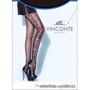 k4-8026 Vinconte Женские капроновые колготки с узором, M-XL, 30 ден, 1 пачка (6 шт)