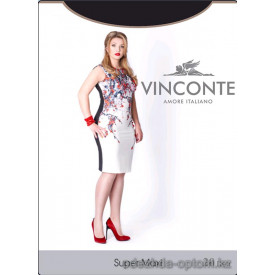 k4-sm-004 Vinconte Женские капроновые колготки для полных женщин, один размер (52-56), 20 ден, 1 пачка (6 шт)