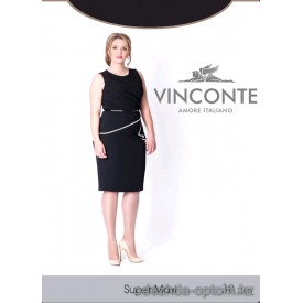 k4-sm-005 Vinconte Женские капроновые колготки для полных женщин, один размер (54-58), 30 ден, 1 пачка (6 шт)