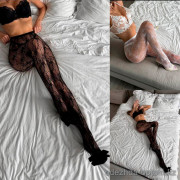 b18-1016 Колготки женские ажурные, стандарт (42-48), 1 пачка (6 шт)