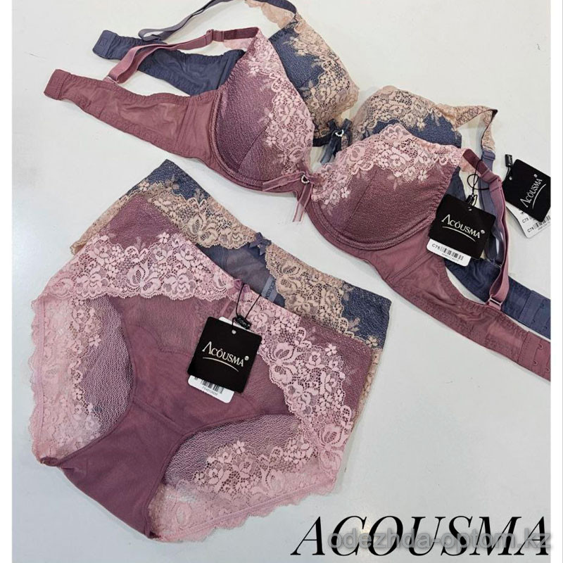 b4-A6481 Acousma Комплект нижнего белья: бюстгальтер и трусики, 1 пачка (6 шт) b4-A6481 Acousma Комплект нижнего белья: бюстгальтер и трусики, 1 пачка (6 шт)