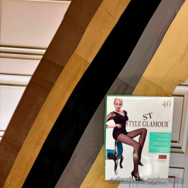 k2-403 Колготки женские капроновые матовые, 42-54, 40 ден, 1 пачка (12 шт)