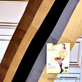 k2-807-1 Karina Колготки женские капроновые, 42-48, 8 ден, 1 пачка (6 шт)