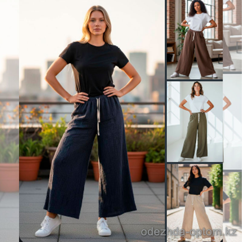 k2-B611 Штаны женские однотонные, 1 пачка (6 шт) k2-B611 Штаны женские однотонные, 1 пачка (6 шт)