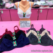 b6-13643 Biweier Бюстгальтер с полуподкладом, гипюр, чашка DD, 1 пачка (6 шт)