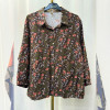 w20-1183-1 Рубашка женская с принтом свободного кроя, хлопок, стандарт (42-50), 1 шт