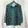 w20-1192 Рубашка женская с принтом свободного кроя, хлопок, стандарт (42-50), 1 шт