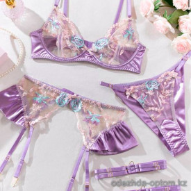 b13-0093 Комплект кружевного нижнего белья, S-L, 1 пачка (3 шт)