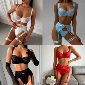 b13-1214 Комплект кружевного нижнего белья, S-L, 1 пачка (3 шт)