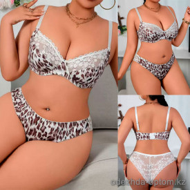 b13-2826-1 Комплект нижнего белья: бюстгальтер и трусики, большие размеры, XL-4XL, 1 пачка (4 шт)