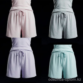 b15-537 Шорты женские домашние, стандарт, 1 пачка (4 шт)