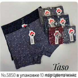 b4-5850 TASO Трусы мужские боксеры, L-4XL, 1 пачка (10 шт) b4-5850 TASO Трусы мужские боксеры, L-4XL, 1 пачка (10 шт)