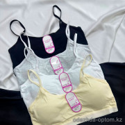 b16-8609 Топ подростковый на бретельках, стандарт, 1 пачка (10 шт)