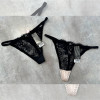 b13-8041 Трусики женские кружевные стринги, стандарт, 1 пачка (8 шт)