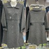 w7-0042 Пальто женское на кнопках, стандарт (48-50), 1 шт