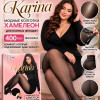 k2-2302 Karina Колготки женские с эффектом кожи, 54-60, 400 ден, 1 пачка (6 шт)