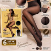 k2-2304 Колготки женские с эффектом кожи утягивающие, 42-48, 400 ден, 1 пачка (6 шт)