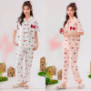 b15-664 Комплект женской пижамы: рубашка и штаны, L-XL, 1 пачка (3 шт)