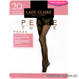 k1-6206 Lady Claire Прозрачные колготки из тюли, S-XL, 20 ден, 1 пачка (12 шт)