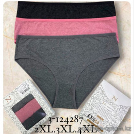 b4-124287 Nicoletta Комплект женский трусиков: тройка, большие размеры, 1 пачка (3 шт)