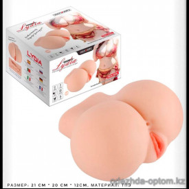 b5-0616 Силиконовый Мастурбатор-Полуторс "Laura", 1 шт