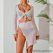 b15-2538 Пляжный женский костюм, S-L, 1 пачка (3 шт)