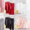 b13-083 Комплект женской пижамы 4в1: майка, халат, шорты и штаны, стандарт, 1 шт