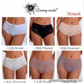 b4-51399 Lanny Mode Трусики женские кружевные, большие размеры, L-4XL, 1 пачка (6 шт)