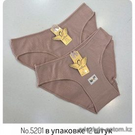 b4-5201-1 Трусики женские однотонные, XL-3XL, 1 пачка (12 шт)