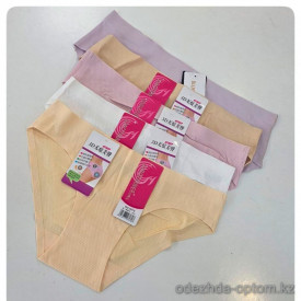 b4-6070-1 Трусики женские однотонные, стандарт, 1 пачка (12 шт)