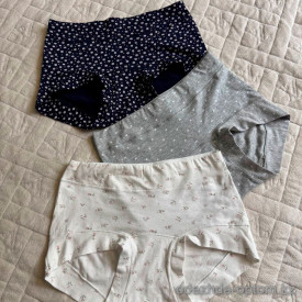 b16-299 Трусики женские высокие шортики, L-2XL, 1 пачка (3 шт)