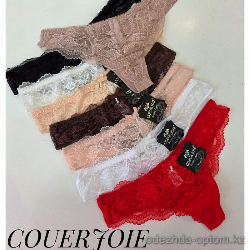 b4-2390 Coeur Joie Трусики женские кружевные стринги, S-XL, 1 пачка (6 шт) b4-2390 Coeur Joie Трусики женские кружевные стринги, S-XL, 1 пачка (6 шт)
