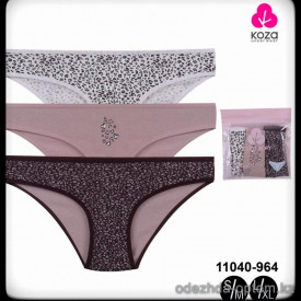 b5-11040-964 Koza Underwear Комплект женских трусиков тройка, 1 пачка (3 шт)